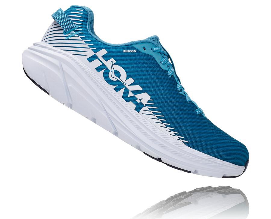 Hoka One One Løbesko Herre - Rincon 2 - Blå/Hvide - 183459XGO